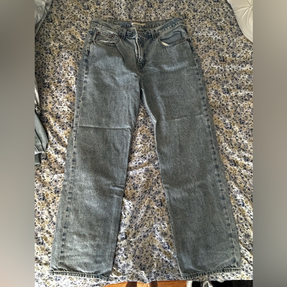 Classic Blue Straight Leg Jeans